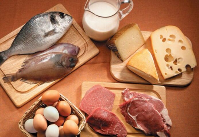 Products for a protein diet