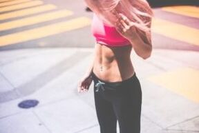 Exercises for weight loss of the stomach and sides